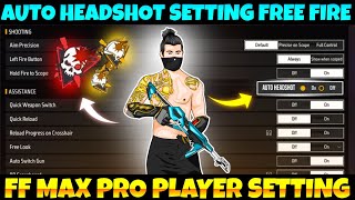 Control Setting Free Fire  Pro Player Setting Free Fire 2024  Free Fire Setting  Free Fire  FF [upl. by Eidnahs]