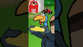 Shorts  Thanksgiving Song Turkey Host by The Learning Station [upl. by Refinaj]