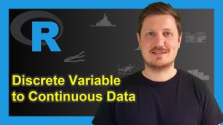 Convert Discrete Factor to Continuous Variable  Categorical Data  ascharacter amp asnumeric [upl. by Gilbertina]
