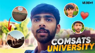 My first vlog on YouTube  COMSATS University Lahore  Dosto ka sat shugal [upl. by Enairb]