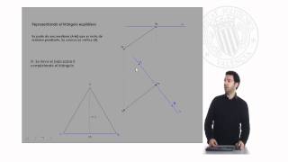 El triángulo equilátero Representación ortográfica   UPV [upl. by Ecyarg]