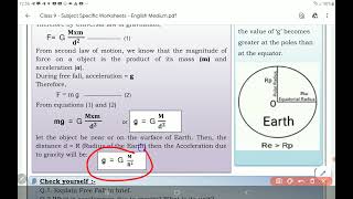 class 9 Science worksheet 61 English medium 4 January  9th Science worksheet 61 4 January  PCMB [upl. by Kirst]