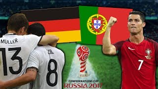 CONFEDERATIONS CUP 2017 RUSSIA TRAUMFINALE DEUTSCHLAND  PORTUGAL [upl. by Waldman]