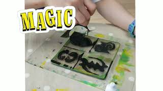 Adinkra Cloth Gel Printing [upl. by Constantin665]