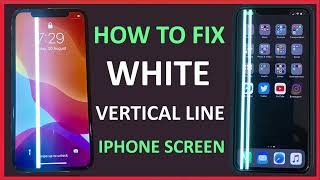 How To Fix White Vertical Line On iPhone Screen 2024 Updated [upl. by Aekan347]