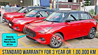 🔥 Maruti Suzuki Free Car Warranty for 3 Years or 100000 KM 🤩 Big Offer for all maruti suzuki Cars [upl. by Nihcas]