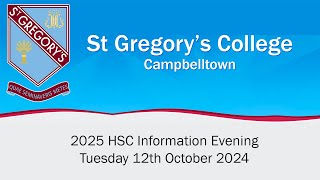 2025 HSC Information Evening [upl. by Egiedan13]