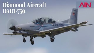 Diamond Aircraft DART750 Flies at Farnborough Airshow – AIN [upl. by Meela]