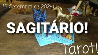 SAGITÁRIO previsões para o dia 12 de Setembro de 2024 no tarot astrologia signododia [upl. by Ermin]