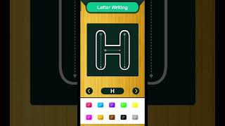 Tracing letter H  quotLearning the Letter H Fun Activities and Exercises for Kidsquot letterh shorts [upl. by Christian]