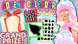 ADVENT CALENDAR DAY 30 GRAND PRIZE DAY GIVEAWAYS amp PAGEANTS GLITTERFROST ROBLOX Royale High [upl. by Nerret956]