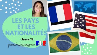 🌎Los Paises y NACIONALIDADES en FRANCES  Clase 5 [upl. by Hufnagel329]