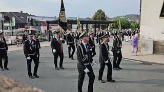 Stadtschützenfest Medebach Marsch zur Schützenhalle Freitag 060924 [upl. by Pena805]