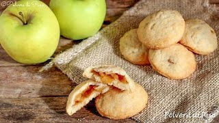 BISCOTTI Cuor di Mela VEGAN  Polvere di Riso [upl. by Nacim]