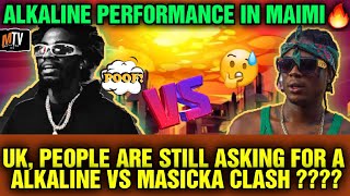 Alkaline Vs Masicka Clash Of The Century Alkalines Electrifying Performance In Miami 2023 [upl. by Lorsung]