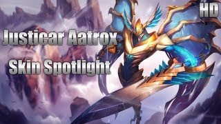 Justicar Aatrox Skin Spotlight  1080p  League of Legends [upl. by Koa]