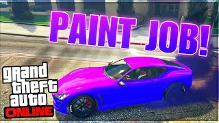 GTA ONLINE HOW TO GET MODDED PURPLE CREW COLOUR [upl. by Vasiliu864]