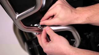 BMW F800 GS Adventure Upper Crash Bar Installation [upl. by Cordey188]