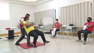 One Man Carry Lifting Technique by Philippine Red Cross Butuan Chapter [upl. by Yvan159]