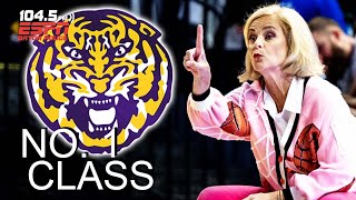 LSU Coach Kim Mulkey Breaks Down Tigers No 1 Recruiting Class [upl. by Issie270]