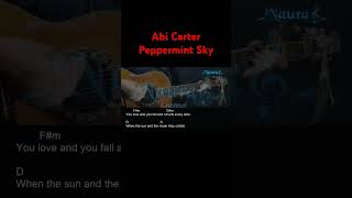 Abi Carter  Peppermint Sky Guitar Chords Lyrics shorts [upl. by Johansen153]