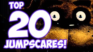 Top 20 JUMPSCARES  Five Nights at Freddys [upl. by Marilou]