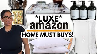 NEW LUXURY Affordable Amazon Home Decor 2023  Kitchen Bedroom amp Bathroom Must Buys [upl. by Quintina]