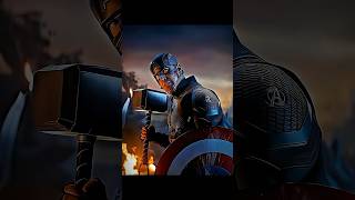 Captain America Lift Mjolnir Edit 🗿🥶 shorts edit [upl. by Yecart]