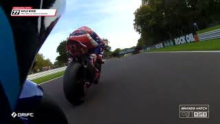 2024 Bennetts British Superbikes Round 11  Brands Hatch  Race 2 onboard highlights [upl. by Benge]