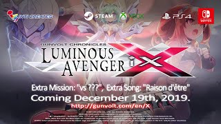 Gunvolt Chronicles Luminous Avenger iX  DLC Information [upl. by Caty]