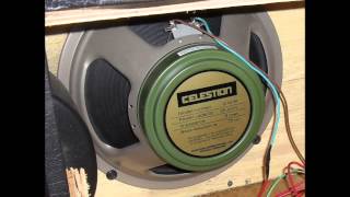 Celestion v30 vs Celestion Greenback G12m  Marshall jcm 800 2204  Vox Ac15 [upl. by Anotal987]