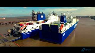 Immingham DFDS largest freight terminal [upl. by Asyar]