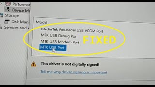 how to install MTK VCOM USB Preloader Drivers [upl. by Ialohcin]