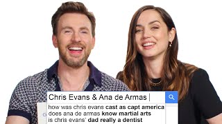 Chris Evans amp Ana de Armas Answer the Webs Most Searched Questions  WIRED [upl. by Aneehta]