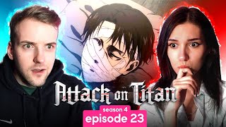 Attack on Titan  Season 4 Episode 23 REACTION [upl. by Jelks]