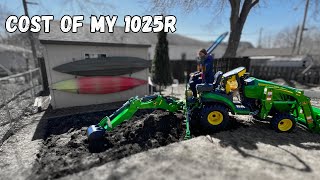 Discover the Real Price Tag of My John Deere 1025r in First Year Detailed Cost Analysis [upl. by Nakada]