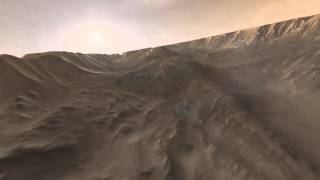 Flight into Mariner Valley Valles Marineris HD [upl. by Kalle]