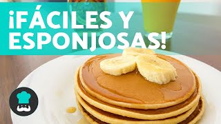 Panqueques Esponjosos Hotcakes 🥞😍  ¡Receta Fácil y Casera [upl. by Yffub385]