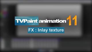 How to inlay a texture  TVPaint Animation 1108 Tutorial [upl. by Anelat]