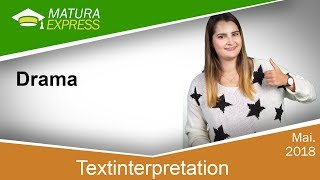 Textanalyse  Drama  Zentralmatura Deutsch Mai 2018 25 [upl. by Esekram]