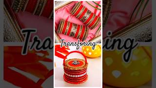 quotTurn Waste Bangles into Stunning Sanduk 🌟  DIY Crafting Magicquotshortsdiy [upl. by Ecadnac]