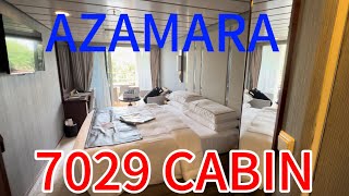 AZAMARA JOURNEY CRUISE stateroom 7029 overview [upl. by Wie]