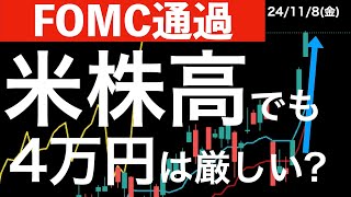 【FOMC通過】米株が続伸しても日経平均の4万円は厳しそう？ [upl. by Kelcy]