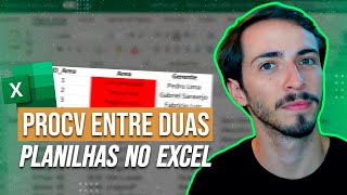 Como fazer PROCV entre duas planilhas no Excel [upl. by Leahcin99]