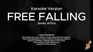 James Arthur  Free Falling Karaoke Version [upl. by Irtemed]