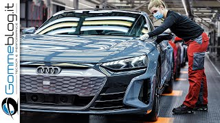 2021 Audi etron GT PRODUCTION  e tron German Car Factory [upl. by Aleina]