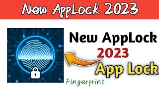 New AppLock Fingerprint lock 2023  Applock can lock Apps hide Photos  AppLocker with fingerprint [upl. by Bowers]