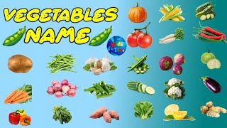 Vegetables Name l Vegetables In Hindi l Vegetables In English l kidstimechannel [upl. by Kesley]