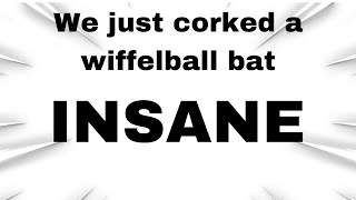 WE JUST CORKED A WIFFEL BALL BAT [upl. by Sibel483]