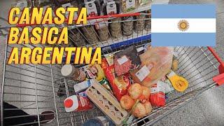 COTO vs CARREFOUR  la canasta basica del Supermercado Argentino ENERO 2024 [upl. by Rinum]